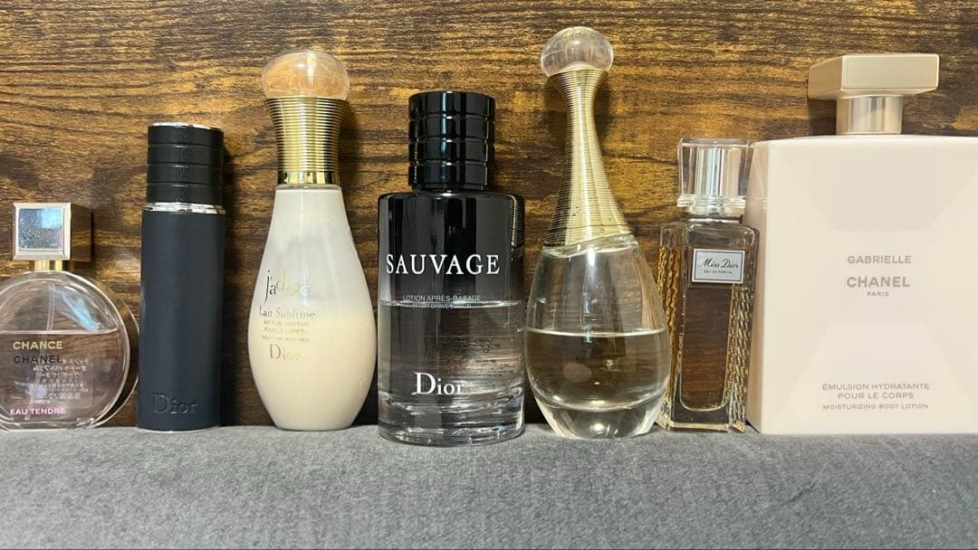 Dior CHANEL香水、化粧水、保湿クリーム