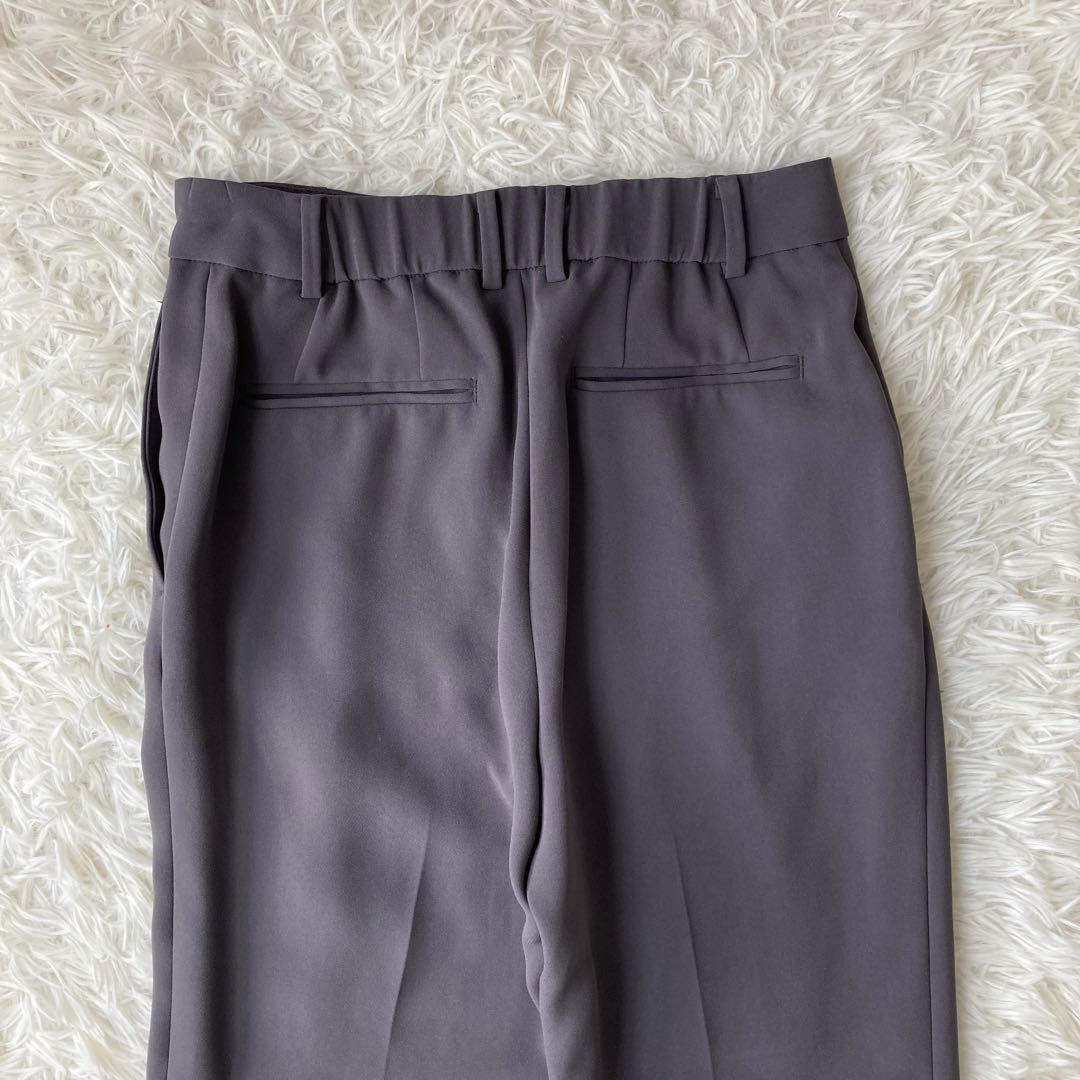 【極美品】 PLST トリアセ ノーカラーセットアップ グレー Mサイズ