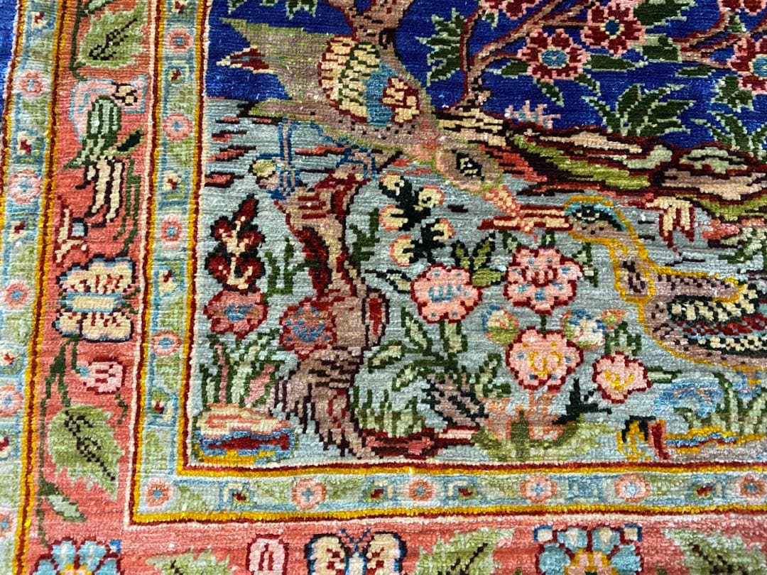 【激レア】トルコ絨毯　ヘレケ（シルク100%）