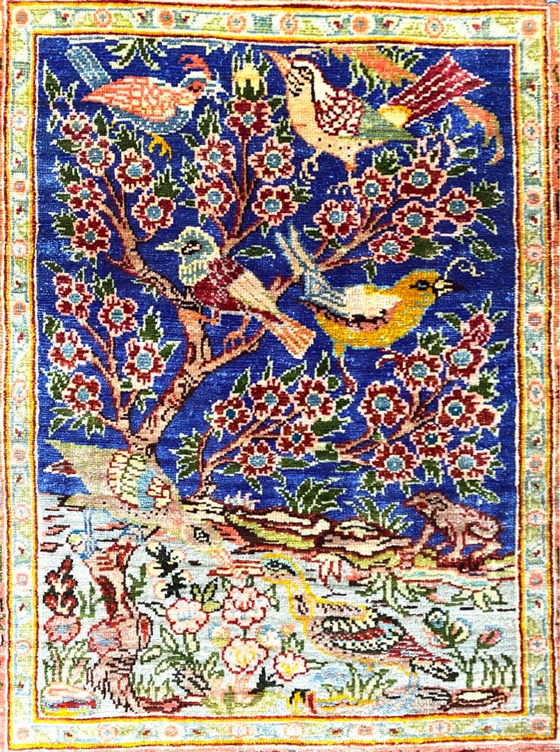 【激レア】トルコ絨毯　ヘレケ（シルク100%）