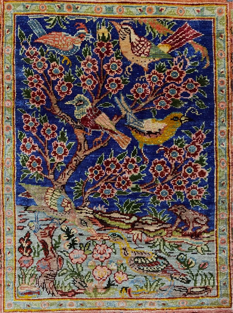 【激レア】トルコ絨毯　ヘレケ（シルク100%）