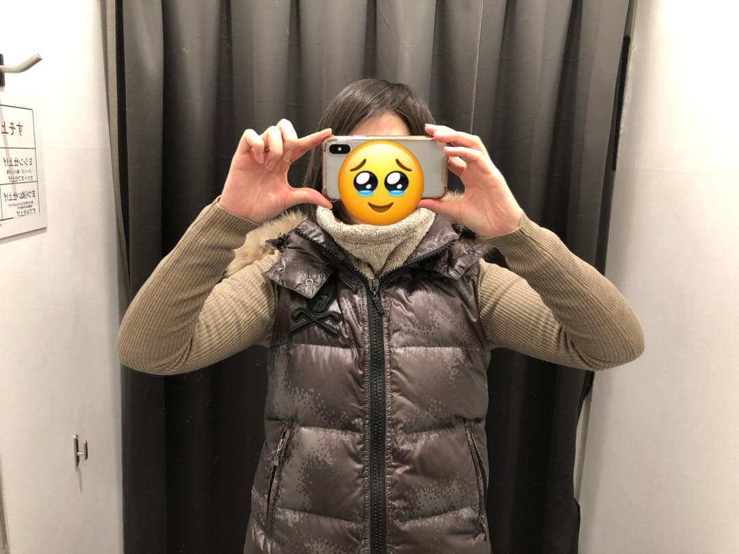 【美品】MARK & LONA ダウンベスト&スカート　セットアップ　Sサイズ