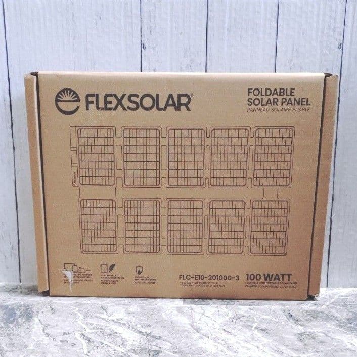 100W 折り畳み式ソーラーパネル 太陽光 充電器 IP67防水 災害 停電対策