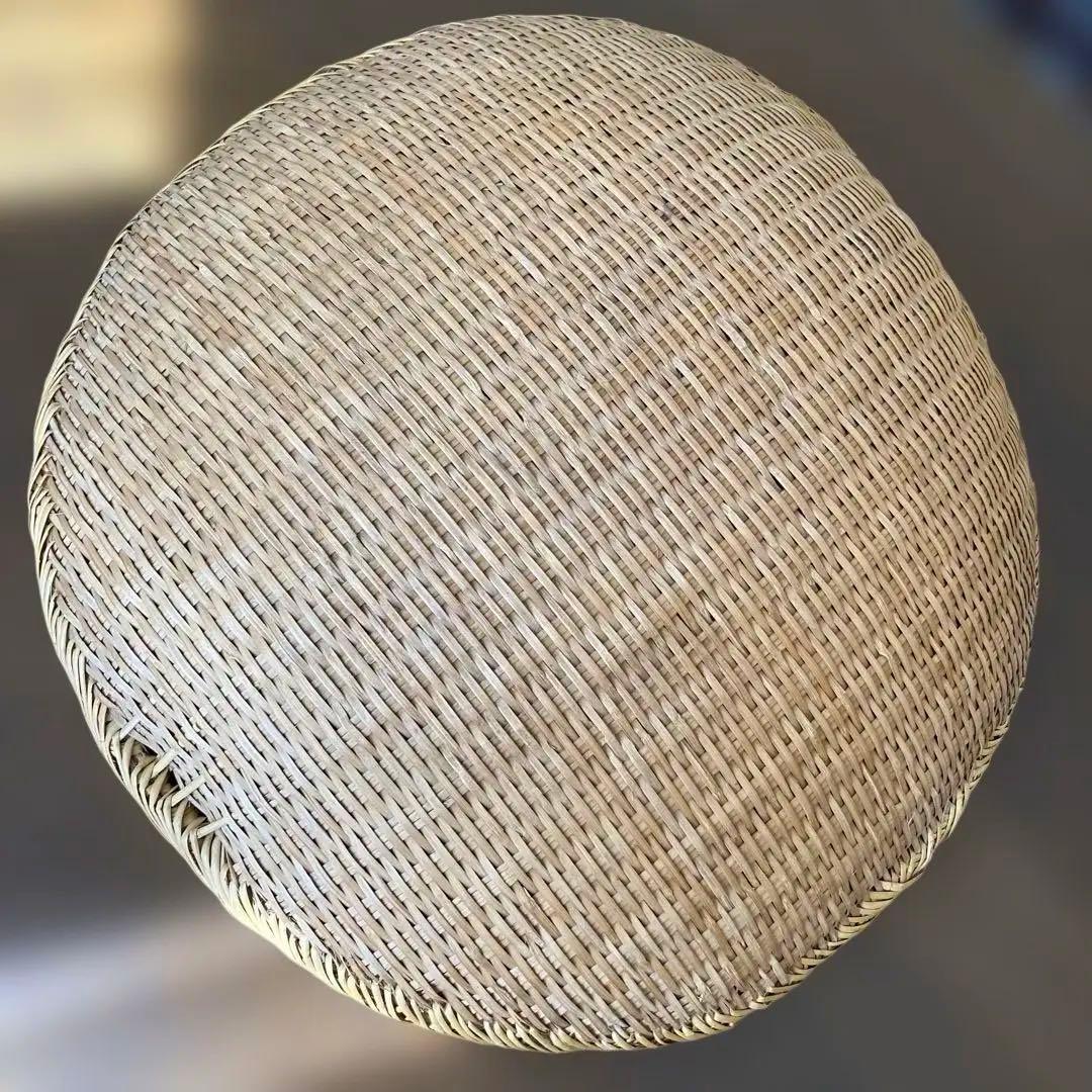 鳥越竹細工　丸ざる(50cm)　すず竹　 竹細工　大判ざる