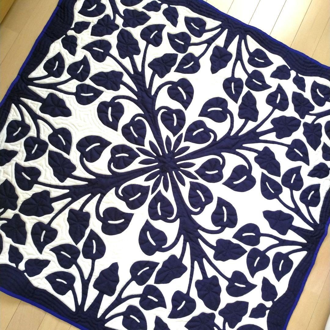 ハワイアンキルトタペストリーアンスリウム