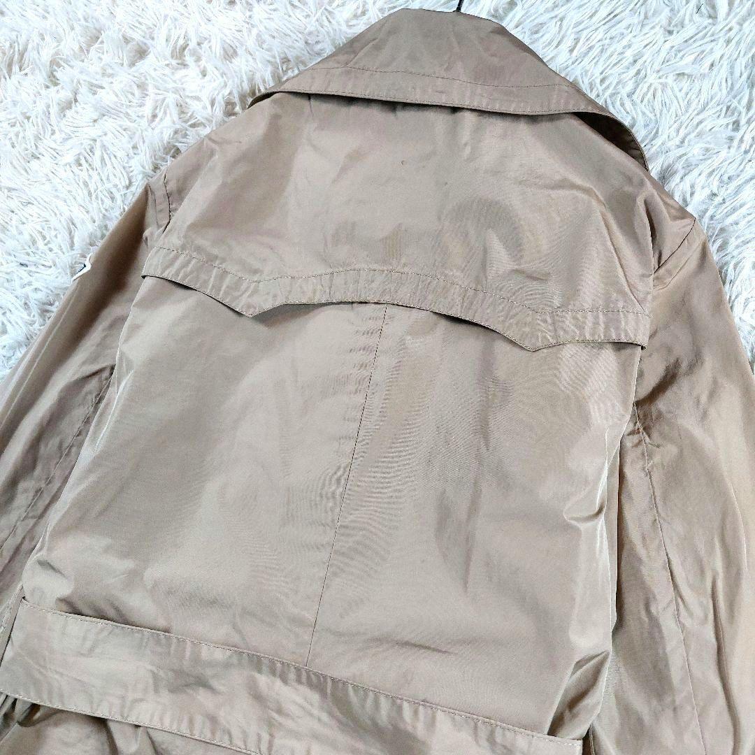 モンクレール マグノリア 大きめボタン ゆったりベルトナイロントレンチコート 2