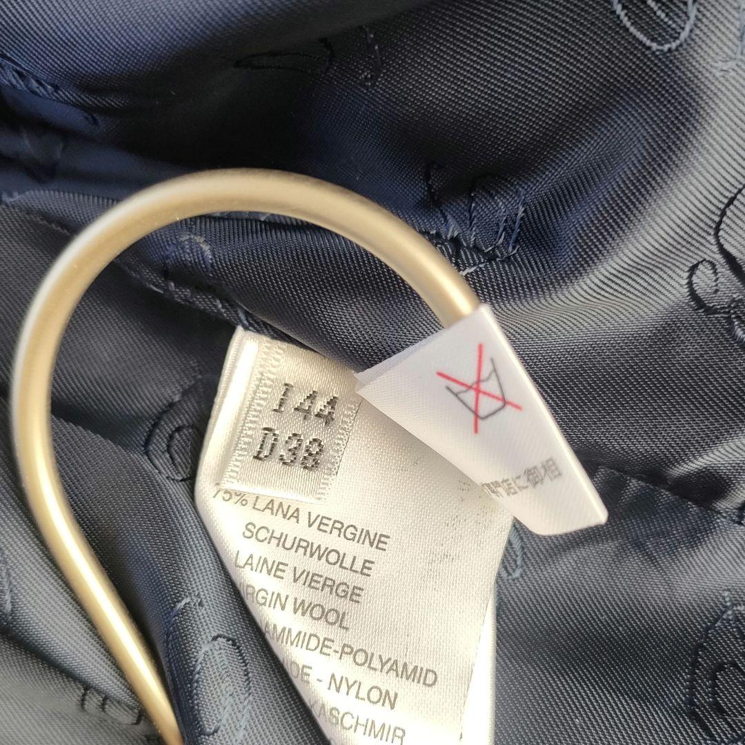 ブルマリン ファー付 カシミヤブレンド ロングコート