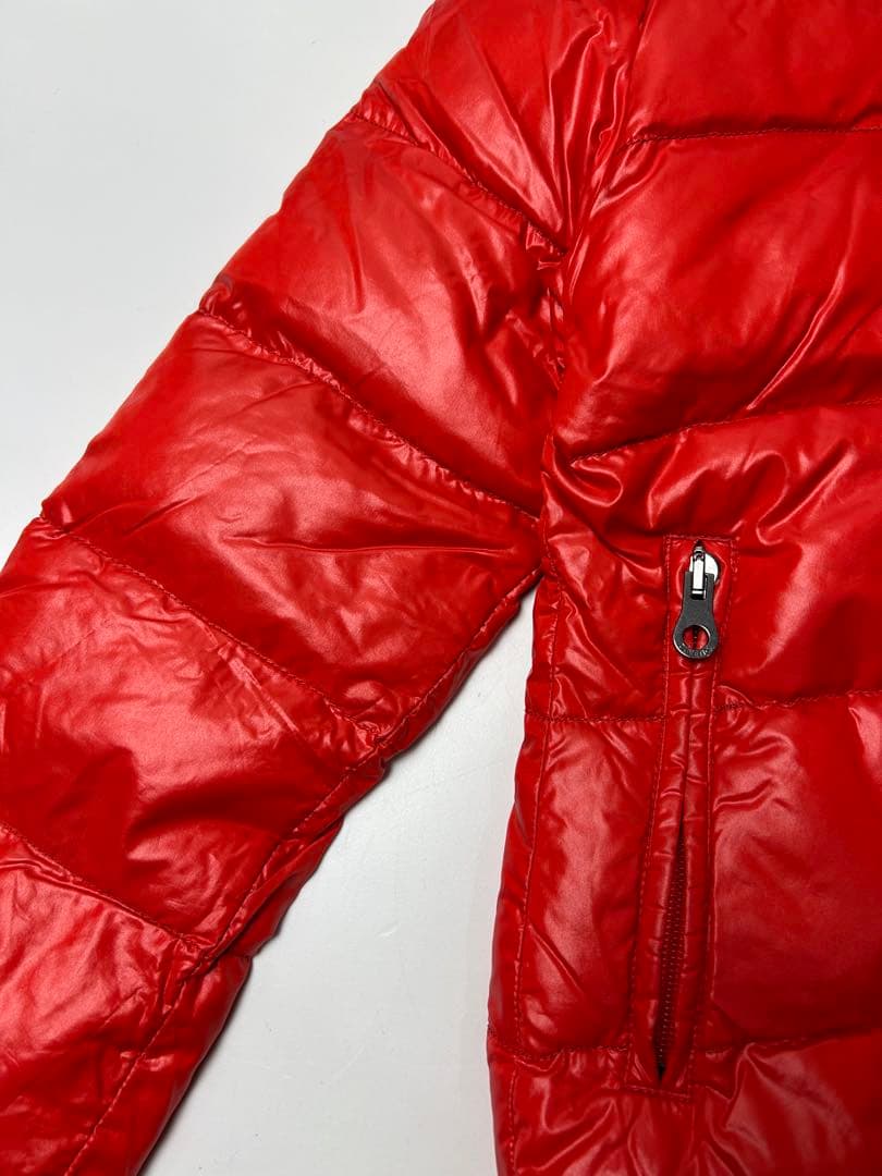 DUVETICA オレンジ　ファー付き　ダウンジャケット　40サイズ