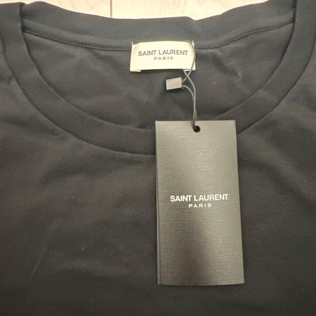 m*2様 【新品・未使用】SAINT LAURENT ブラック Tシャツ XL