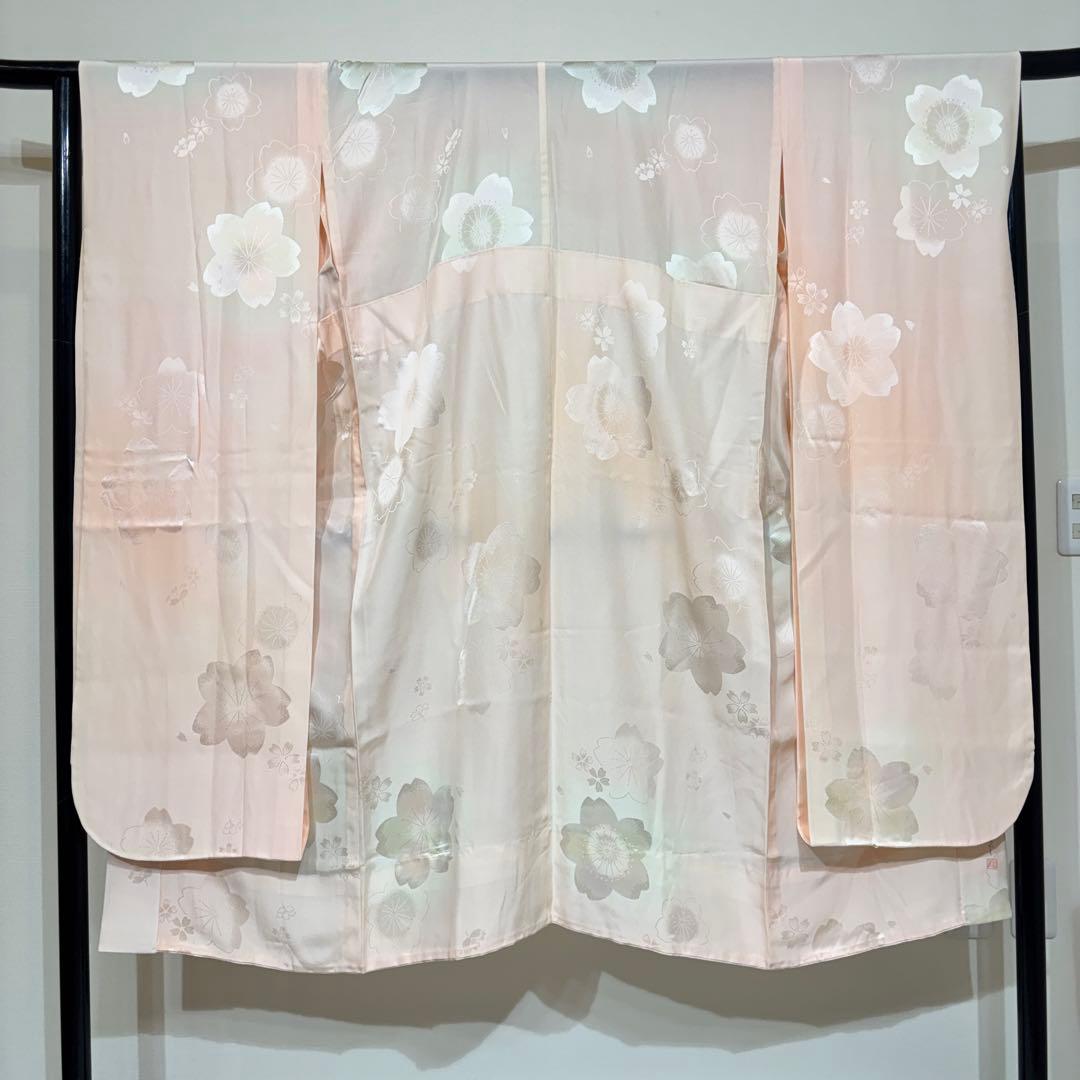 振袖フルセット　7点セット　長襦袢付き　身丈158 青　成人式　前撮り　f26