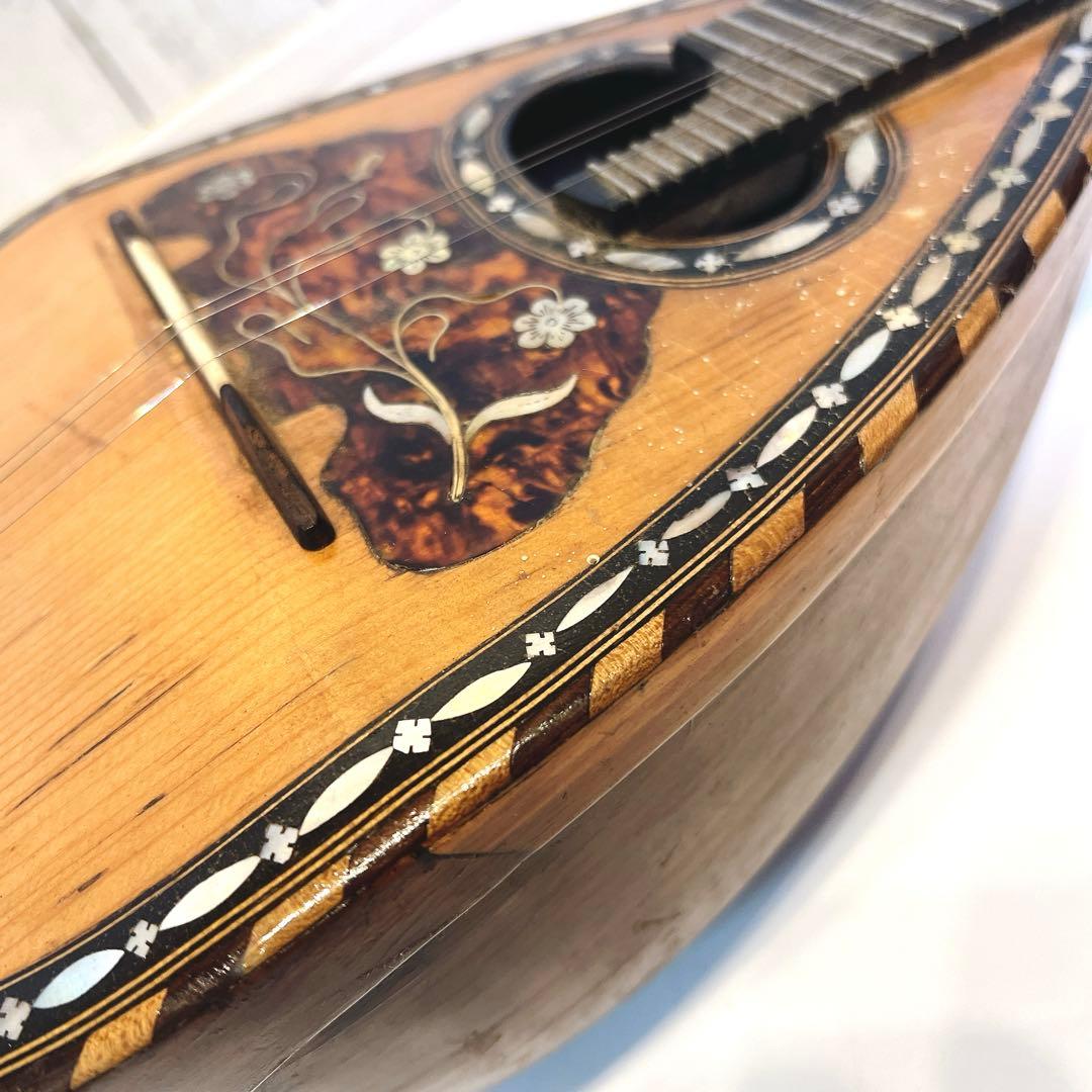 F. DE MUREDA NAPOLI マンドリン　ムレダ　インレイ装飾