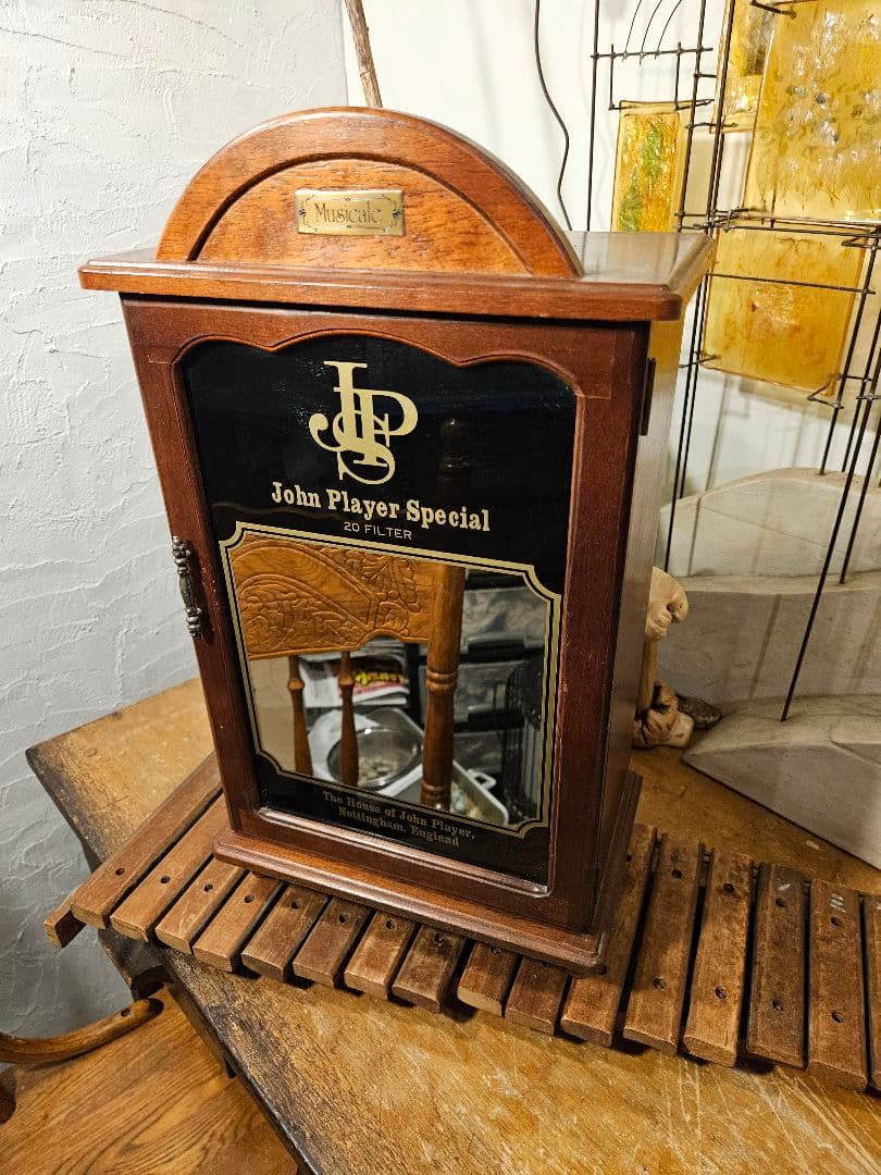 ジュエリーボックス　JPS ノベルティ　非売品　鏡　ミラー　オルゴール　昭和レト