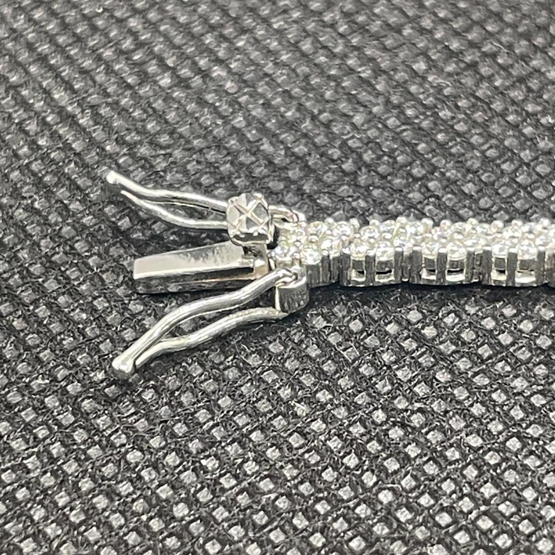 モアサナイト ブレスレット ロンバス17cm　【Ron17】