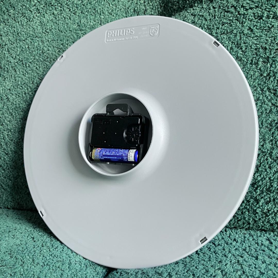80'S 西ドイツ製 PHILIPS 掛け時計 ミニマリズム