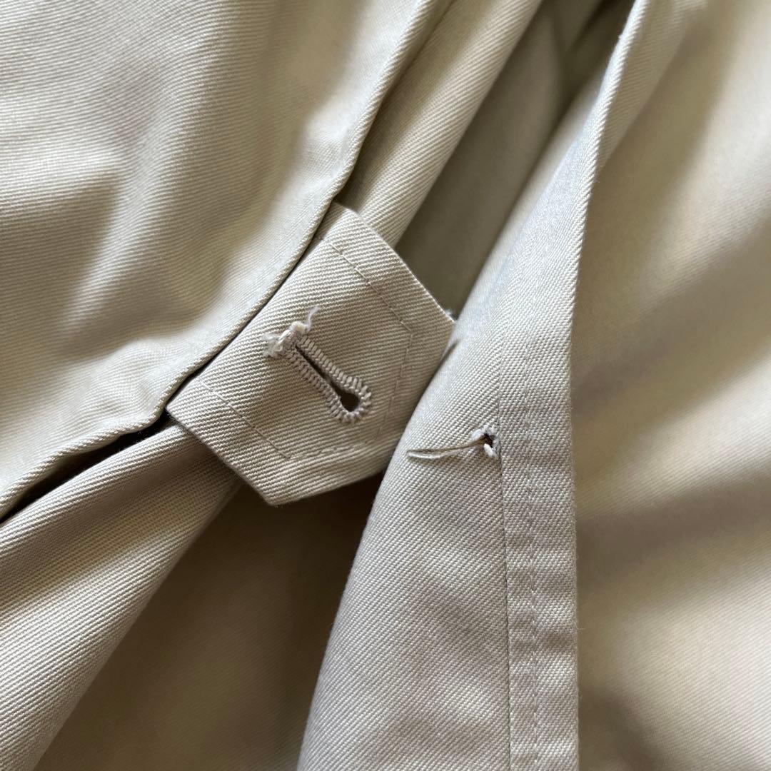 ▼80s アクアスキュータム XL相当 トレンチコート Aqua5 英国 UK製