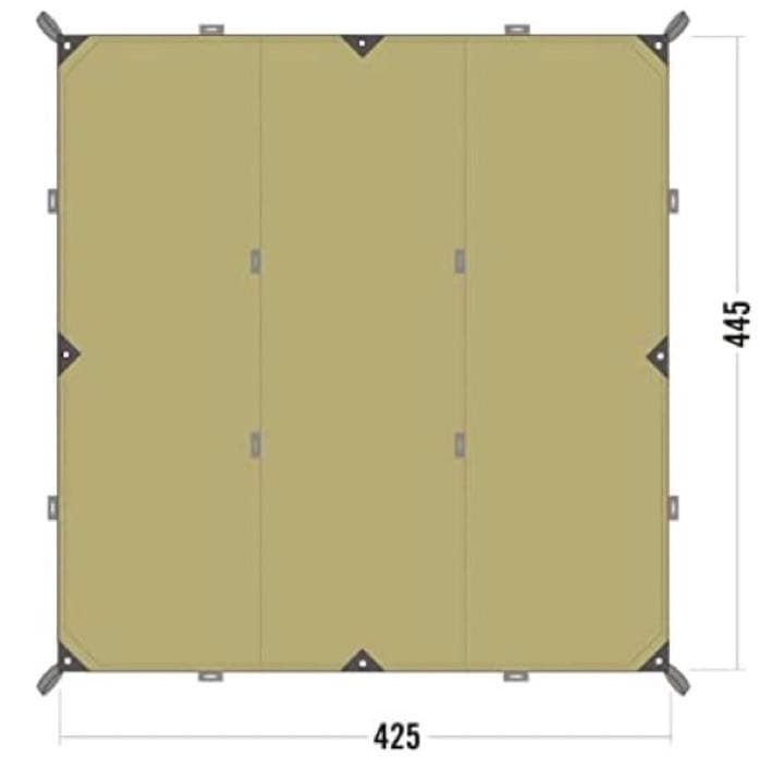新品⭐︎EVERNEW  エバニュー　ポリコットンタープ　TC1 445×425