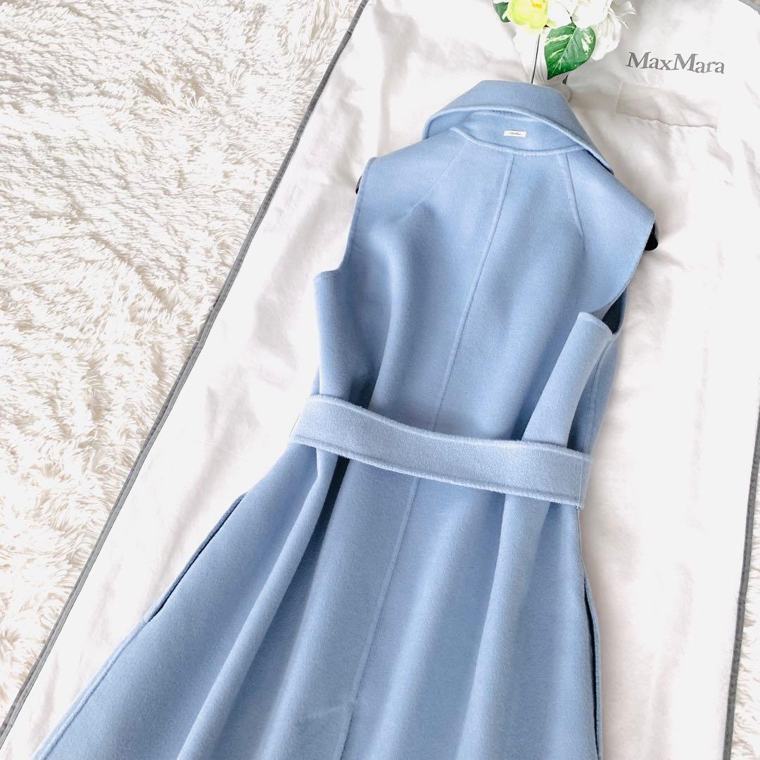 新品同様‼️マックスマーラ クチートアマーノ ダブルフェイス ウールアンゴラジレ