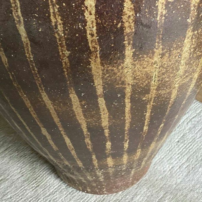 大壺　傘立て 小鹿田焼 刷毛 庭　陶器 インテリア