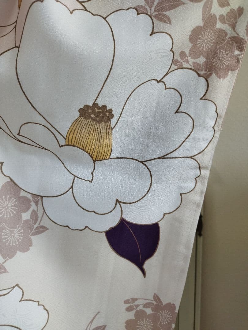 新品☆椿の花が可愛らしい着物☆七五三フルセット