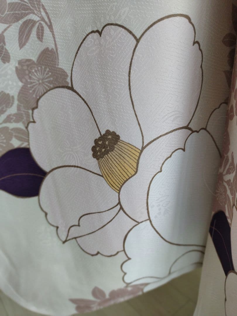 新品☆椿の花が可愛らしい着物☆七五三フルセット