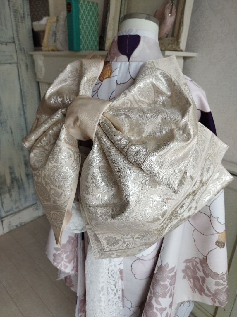 新品☆椿の花が可愛らしい着物☆七五三フルセット