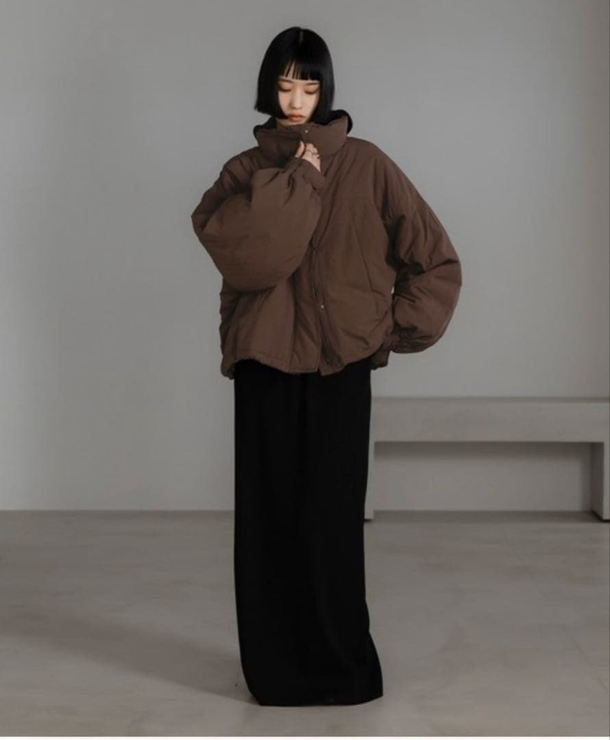 LOWRYS FARM モンスターショートコート ブラウン