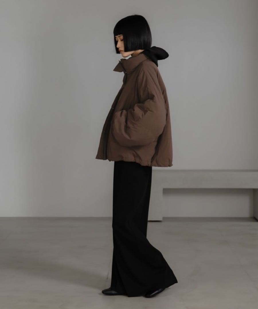 LOWRYS FARM モンスターショートコート ブラウン