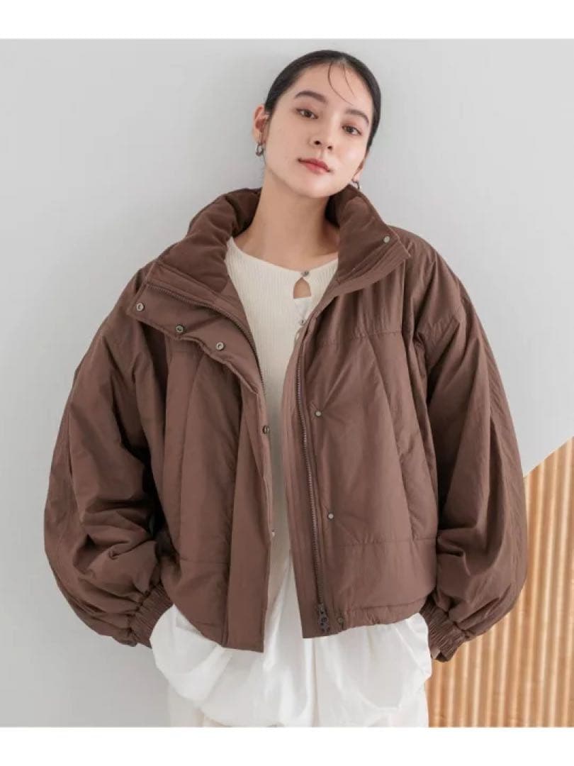 LOWRYS FARM モンスターショートコート ブラウン