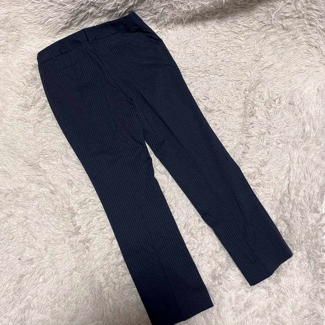 【美品】LES MUES ビジネススーツ　L シルク混　ストレッチ　アオキ