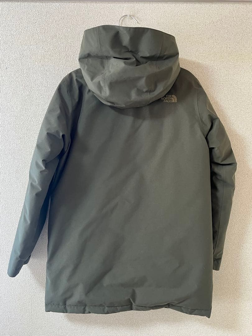 美品 ノースフェイス マカル ダウン コート モスグリーン M レディース 軽量