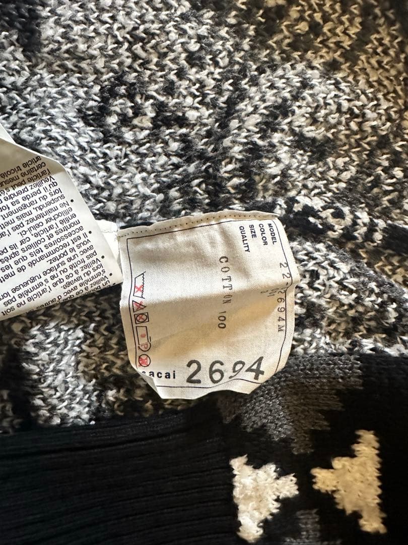 サカイ Bandana Knit Blouson 3