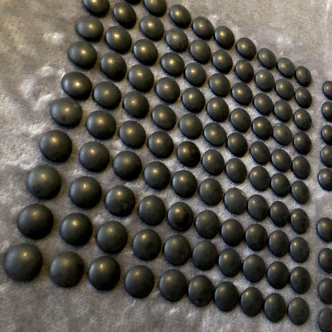 蛤碁石 那智黒石 34号 銘木桜碁笥