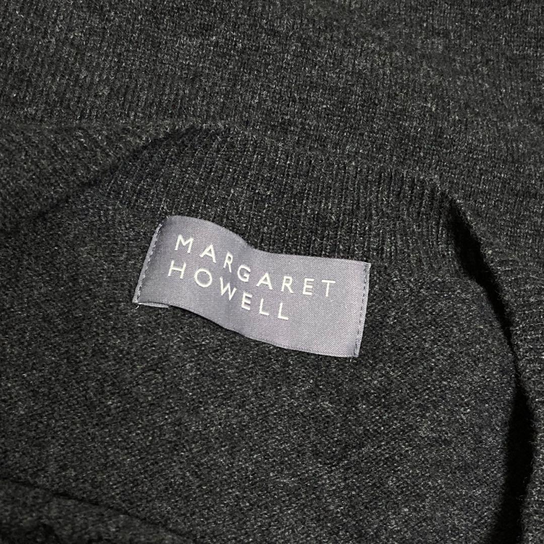 MARGARET HOWELL ニットベスト フェアアイル Ⅱ グレー 美品
