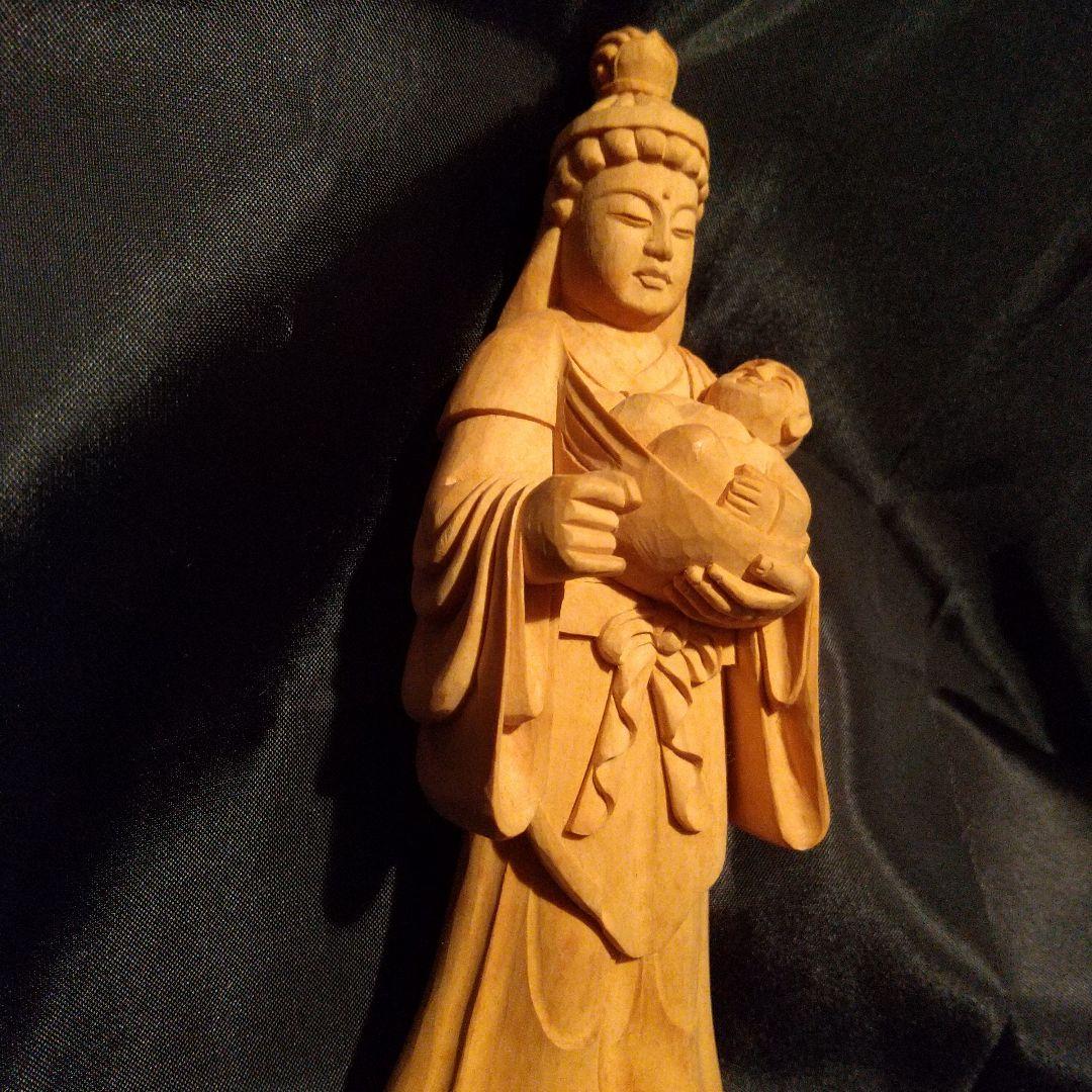 128000円■高級柘植仏像■A3 大黒天 大日如来 鬼子母神 弥勒菩薩 立像