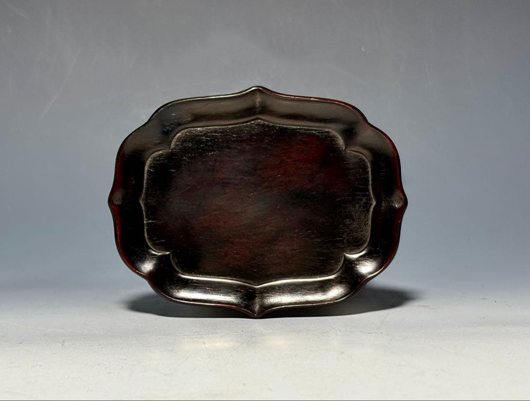 【 PRICE DOWN 】唐木紫檀茶托小皿 (5客)