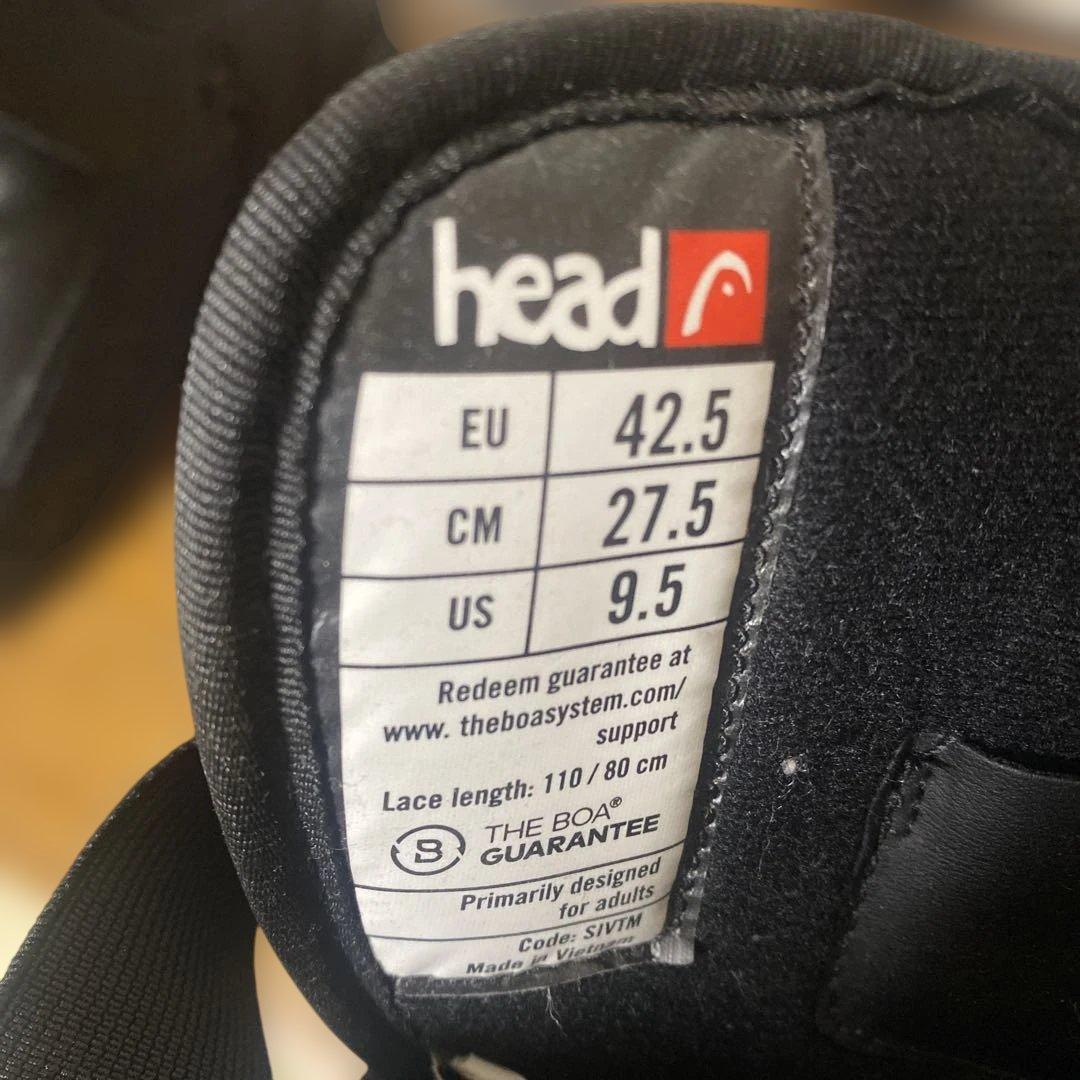 BOAシステム head スノーボードブーツ ブラック