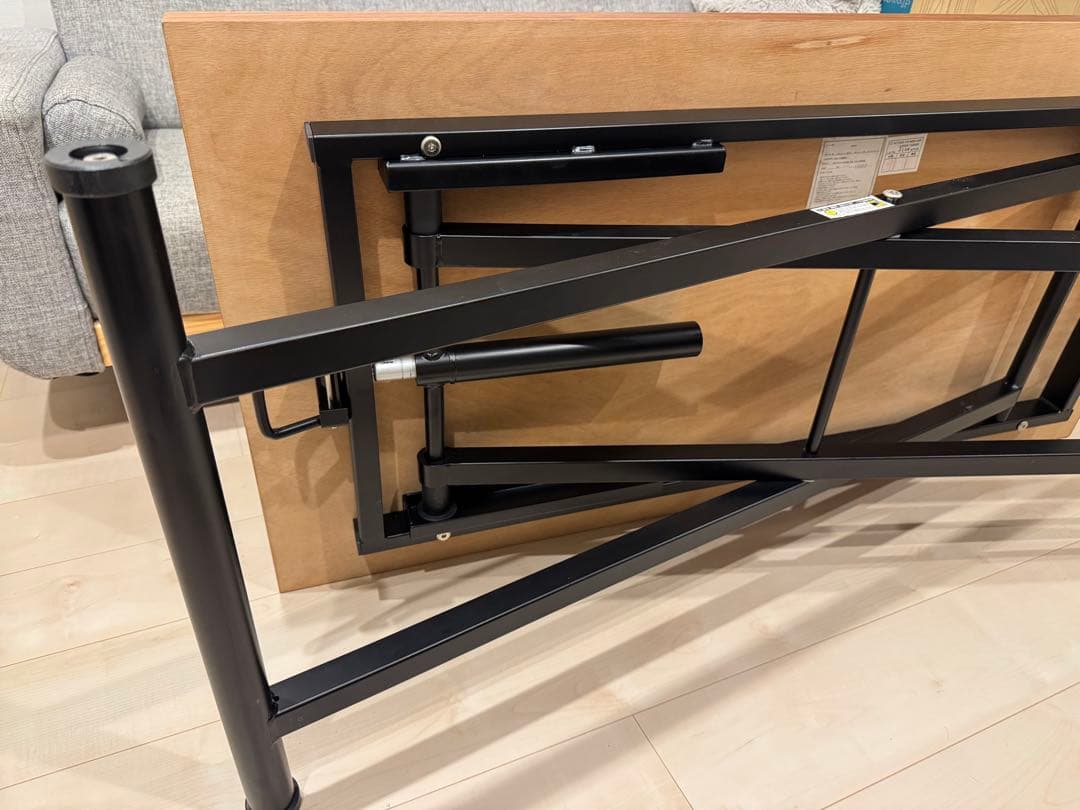 昇降ダイニングテーブル　アクティブ　ウォルナット