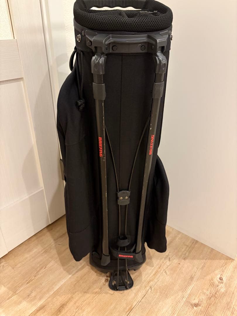 ヘッドカバー7個セットBRIEFING キャディバッグ CR-4 ブラック