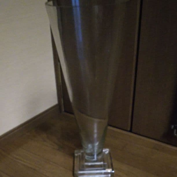 フランス製ガラス花器