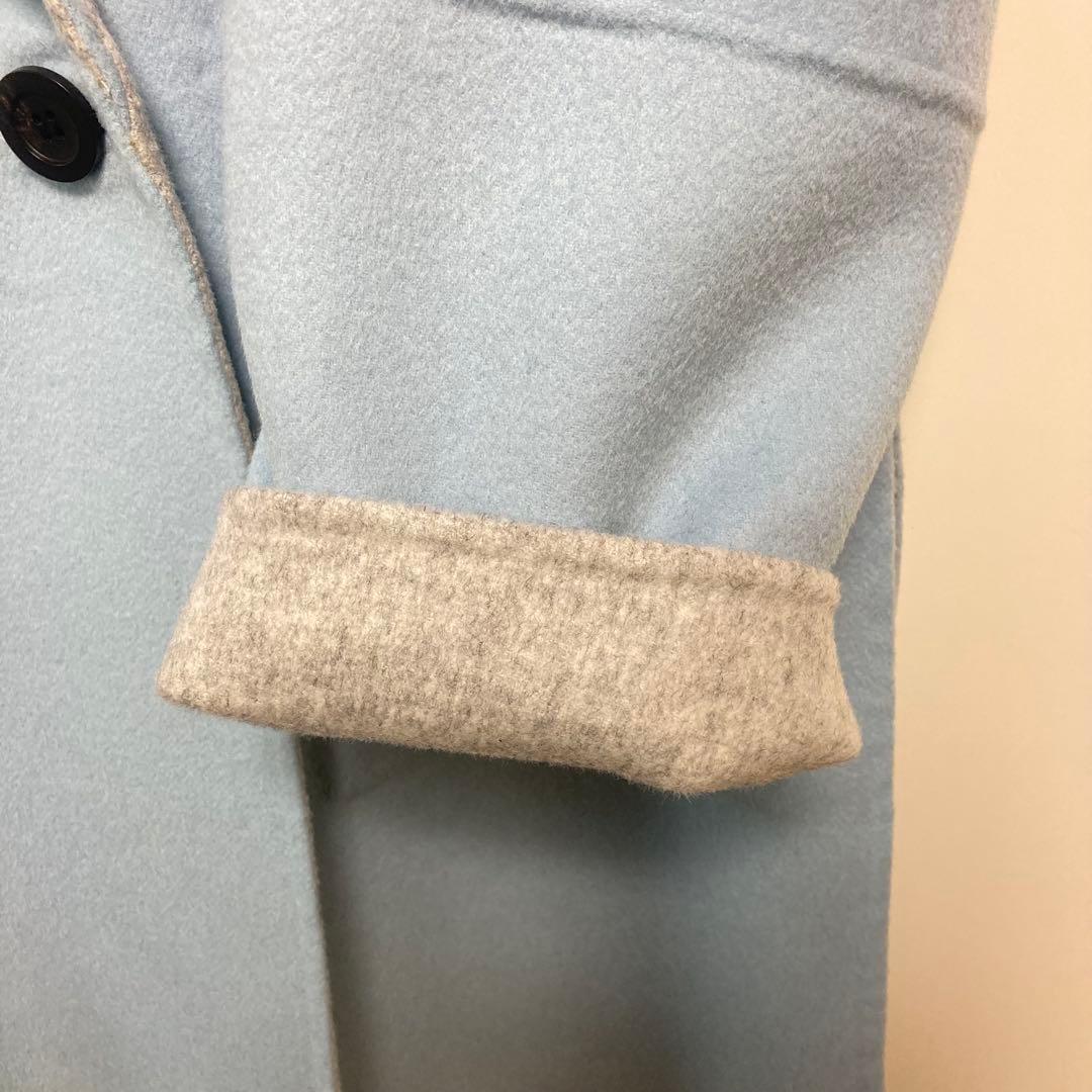 ADORE アドーア　２ＴＯＮＥリバーⅡジャケット　ブルーXトップグレー　36