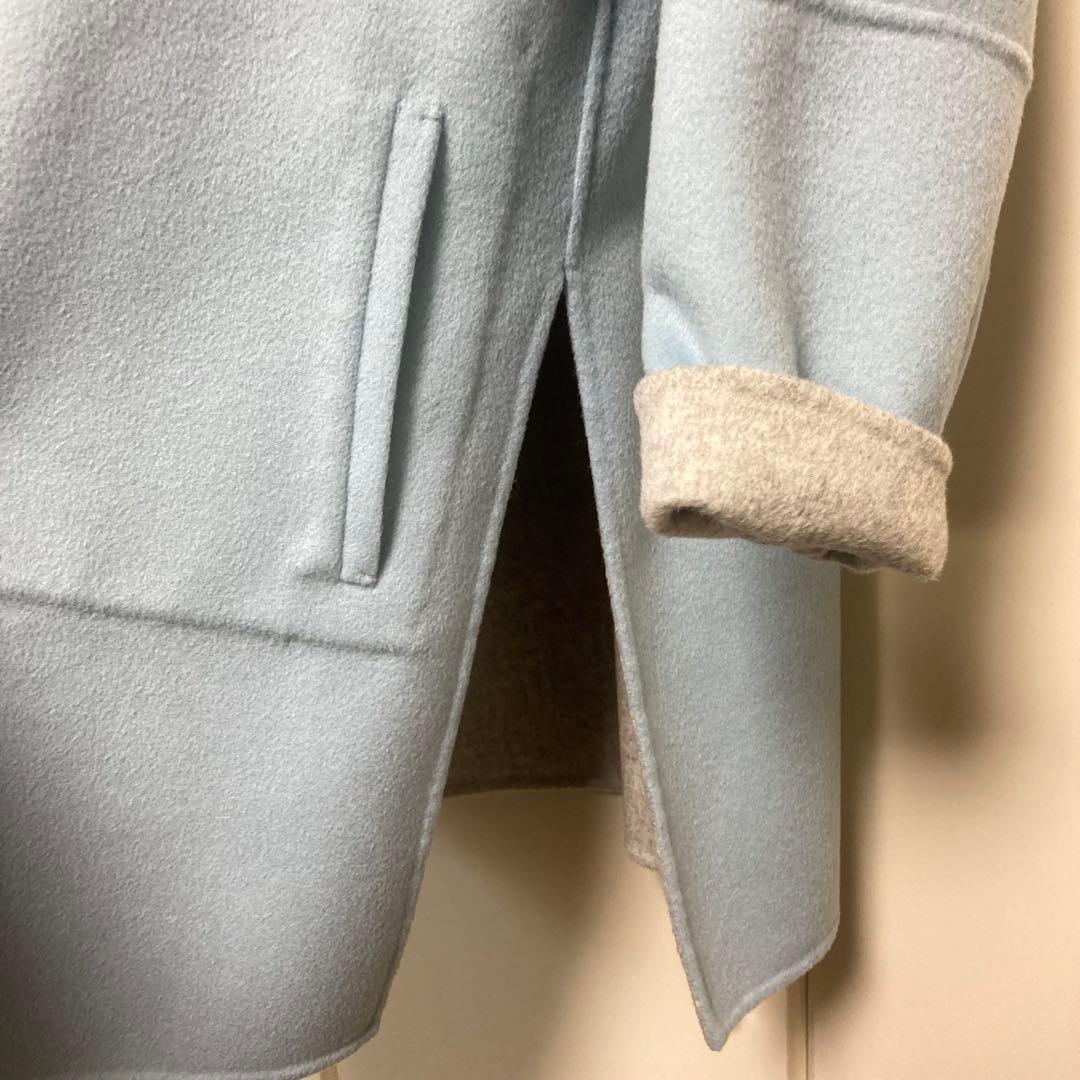 ADORE アドーア　２ＴＯＮＥリバーⅡジャケット　ブルーXトップグレー　36