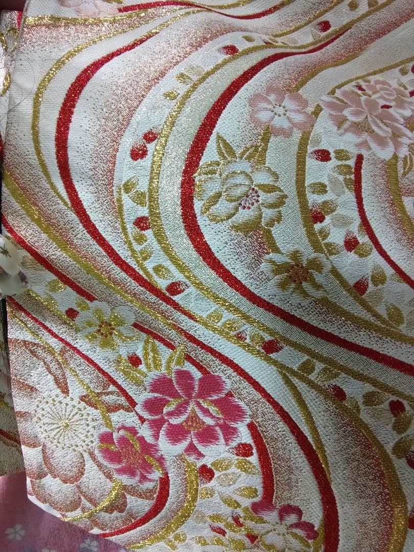 振袖フルセット、正絹新品未使用、成人式、半襟重ね衿帯揚げ帯締め、西陣袋帯、襦袢