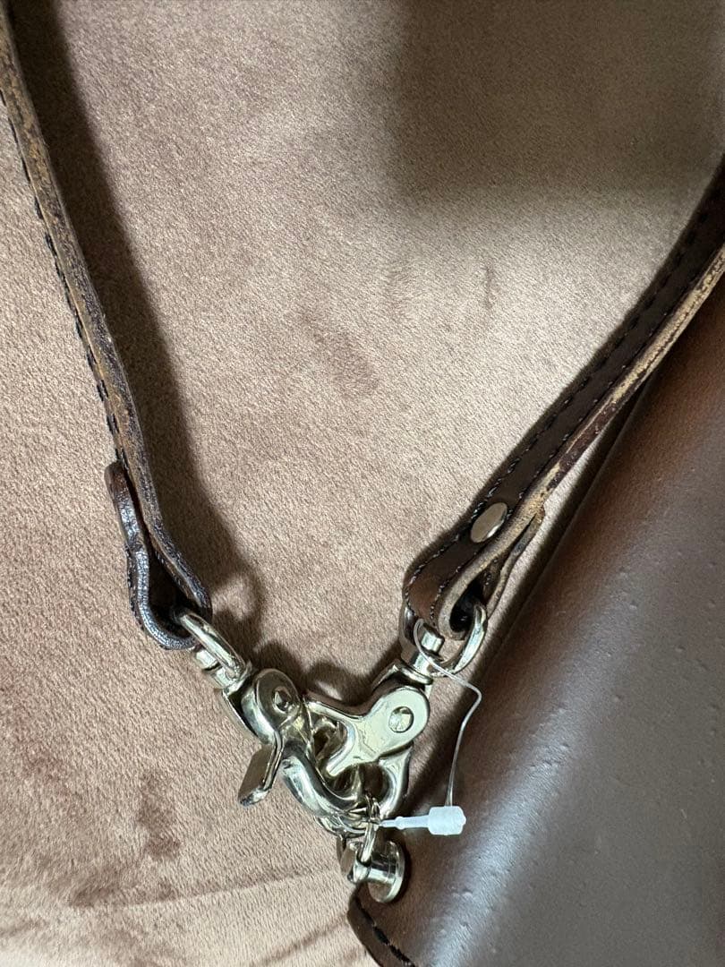 ブラウンレザー長財布