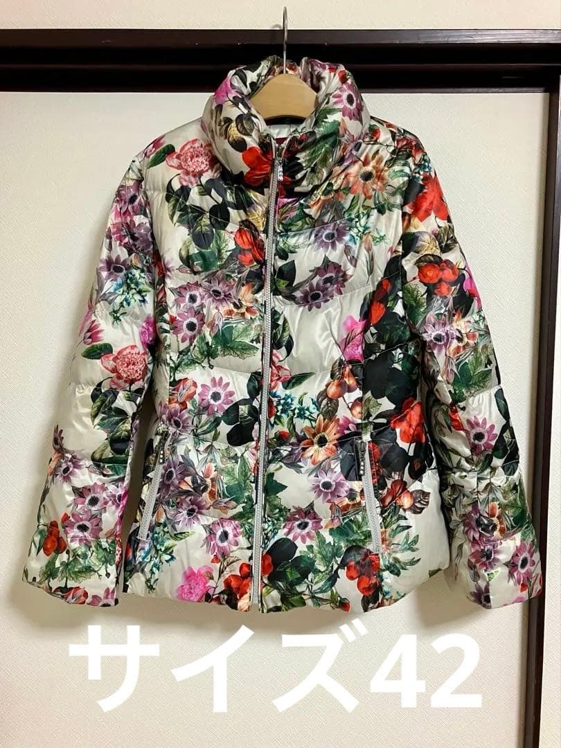 Super Beauty 花柄ダウンジャケット 42