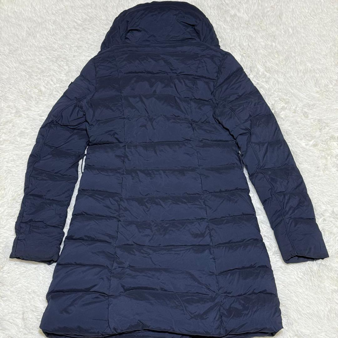TATRAS タトラス ロング ダウンジャケット Aライン ネイビー 02