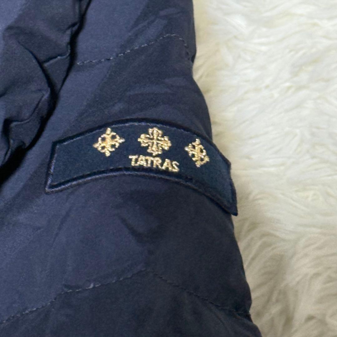 TATRAS タトラス ロング ダウンジャケット Aライン ネイビー 02
