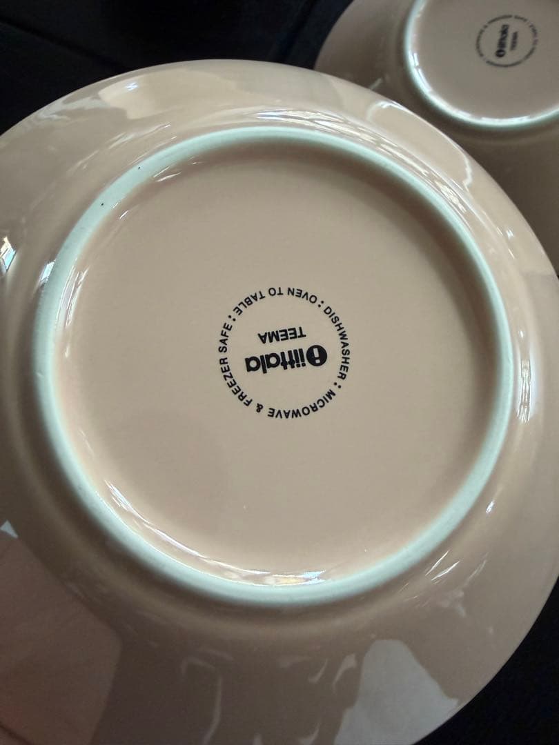 イッタラ　ティーマ　パウダー　ピンク　ディーププレート　21cm 4枚