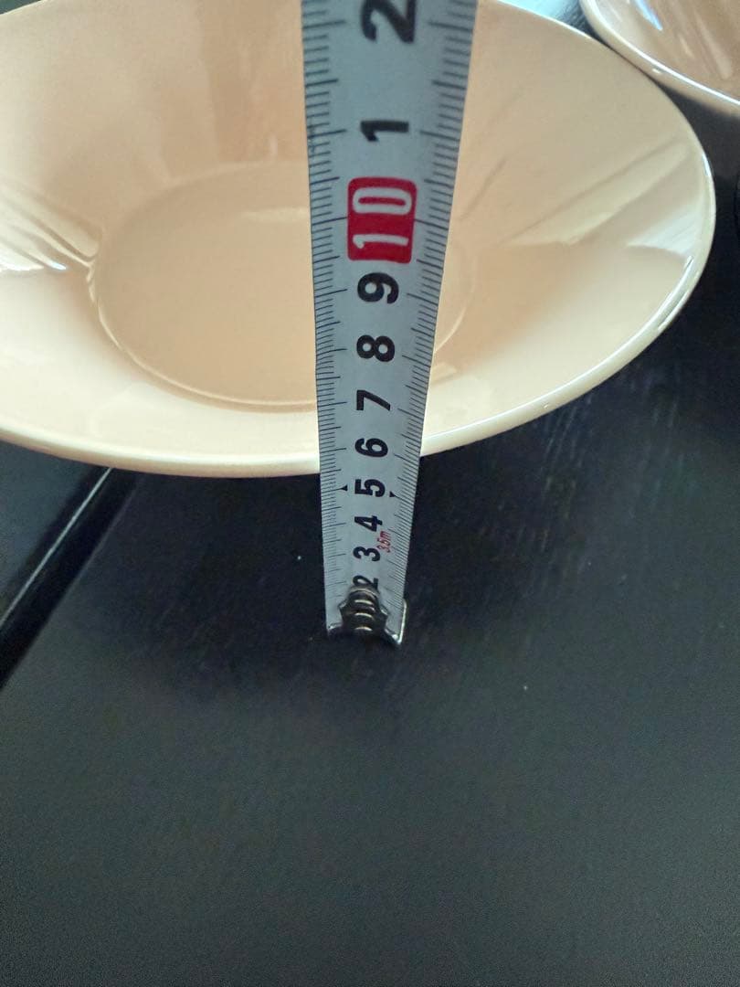 イッタラ　ティーマ　パウダー　ピンク　ディーププレート　21cm 4枚