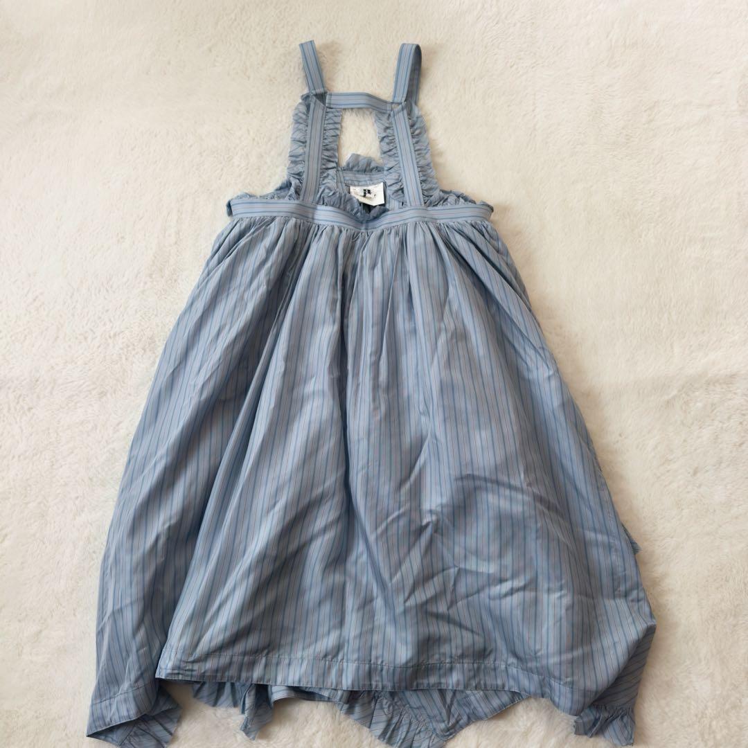 st　noir kei ninomiya ジャンパースカート　ストライプ