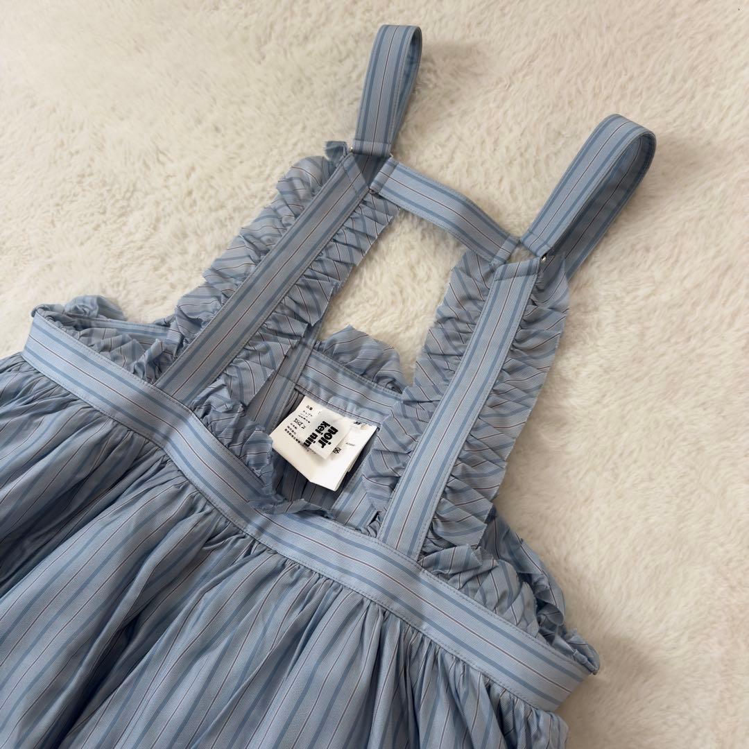 st　noir kei ninomiya ジャンパースカート　ストライプ